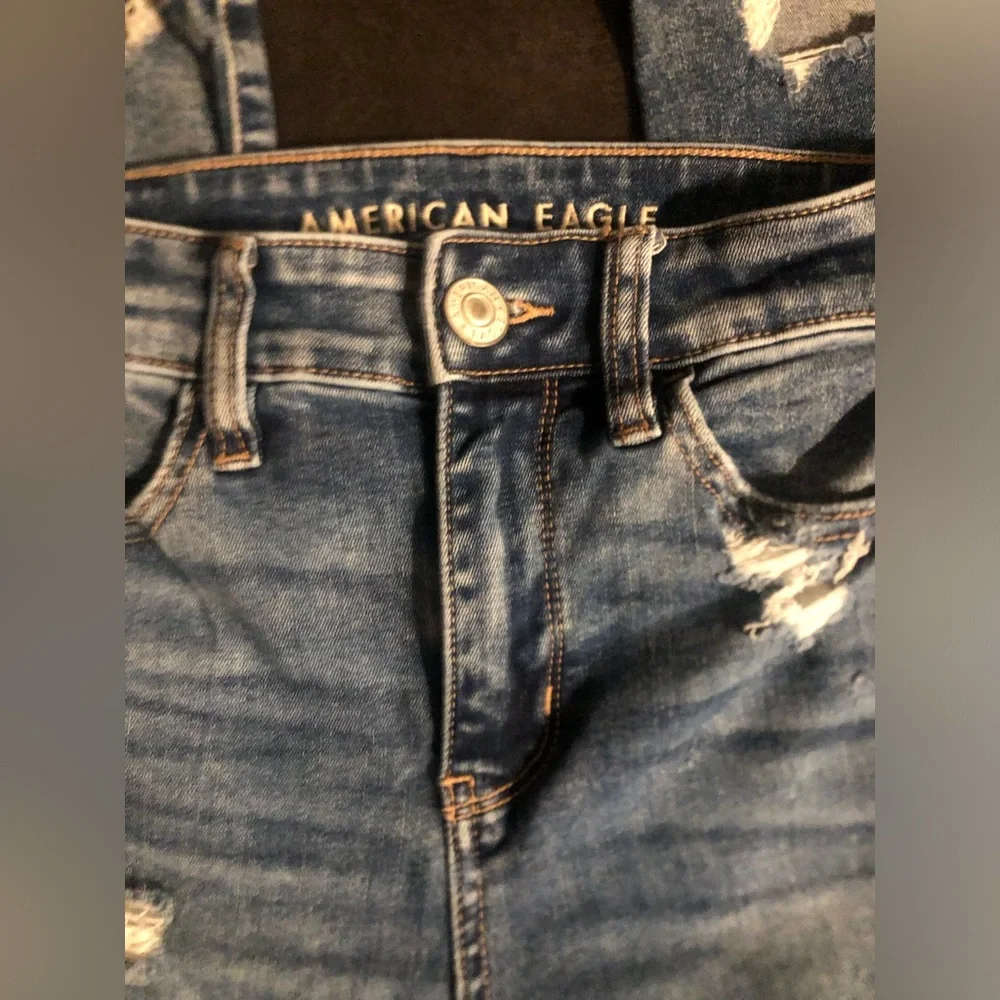 American Eagle Hi Rise Jeggings Sz 6 EUC - Picture 3 of 4